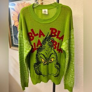 Green Grinch Holiday Sweater